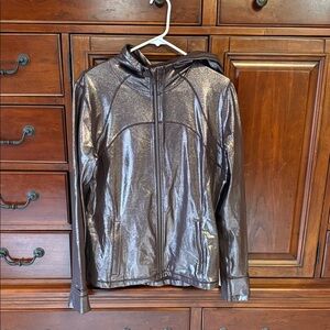 Lululemon Brown Shine Hooded Define Jacket, Size 16 NWT